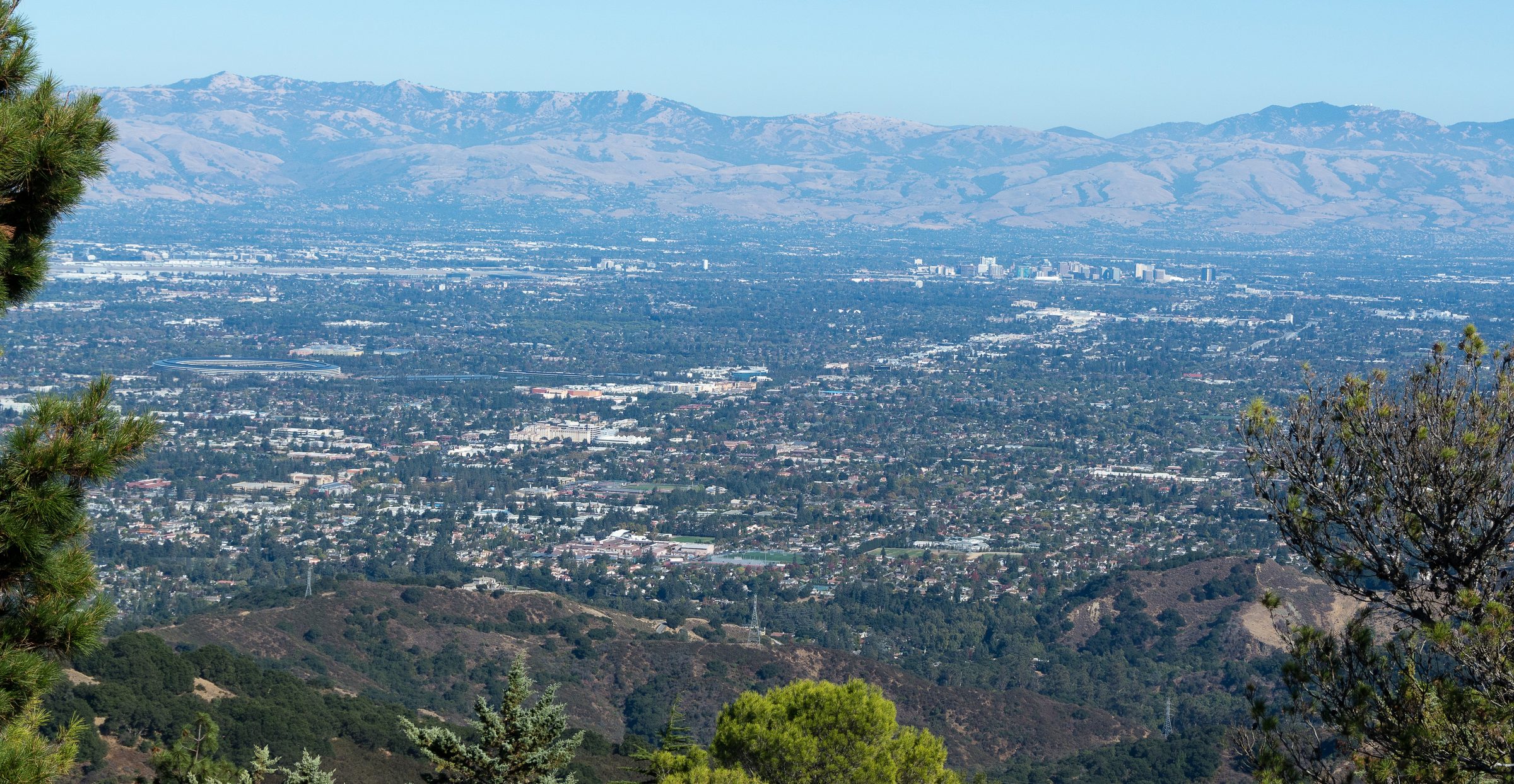 Downtown San Jose and Silicon Valley skyline