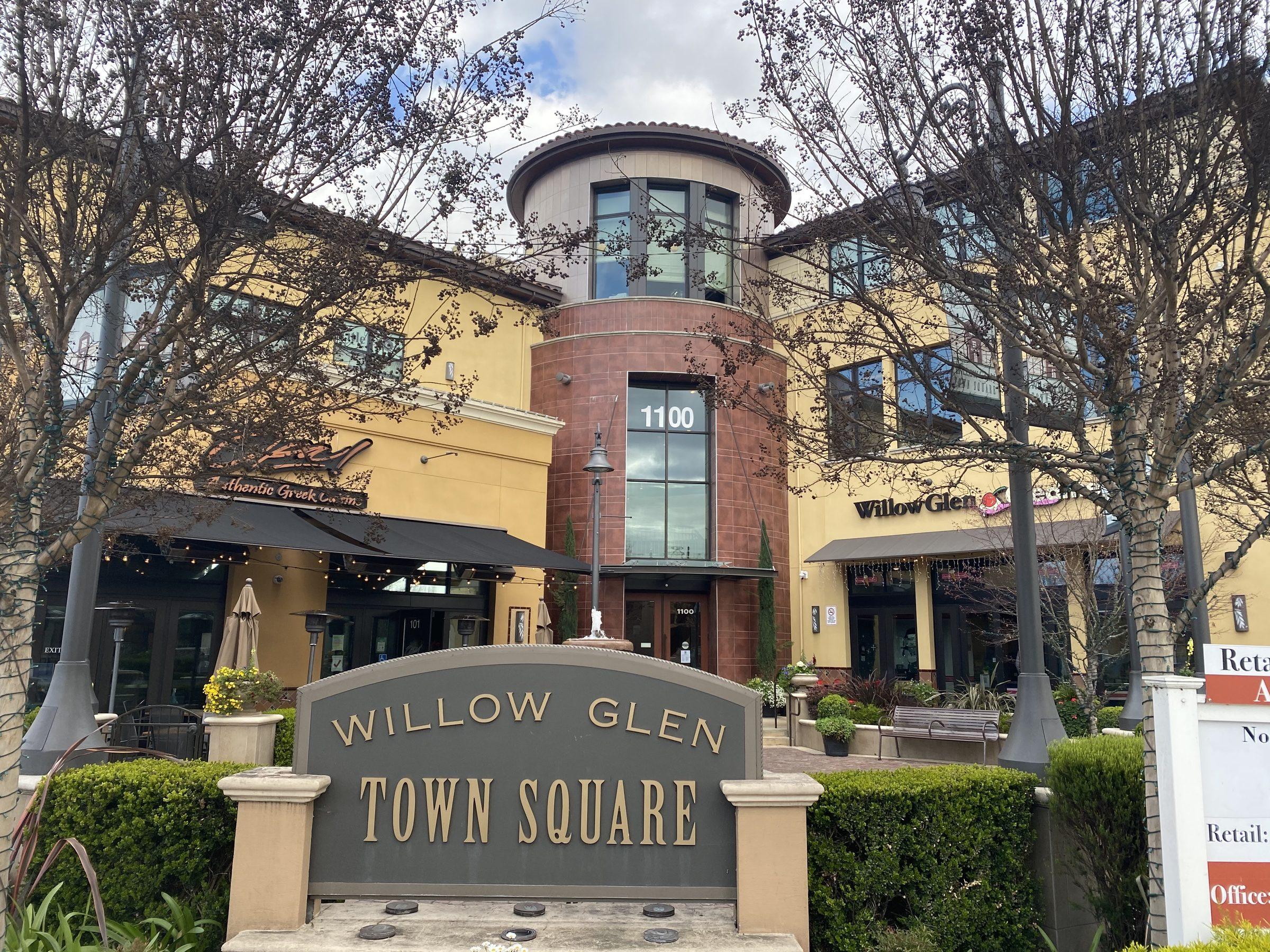 Lincoln Avenue and Town Square in Willow Glen, San Jose
